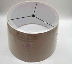 Open Box: Gallery Linen Tapered Drum Lamp Shade, Extra Large (20" Diam) - Sand