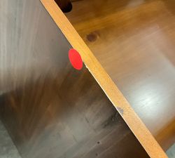 Open Box: Printer's Modular Glass Door Cabinet without Top (32") - Tuscan Chestnut