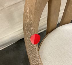 Open Box: Marin Counter Stool (25") - Performance Heathered Tweed Ivory, Seadrift