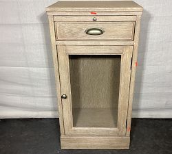 Open Box: Modular Bar Cabinet Base with Glass Door (18") - Seadrift, Antique Bronze