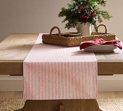 Wheaton Stripe Cotton/Linen Table Runner