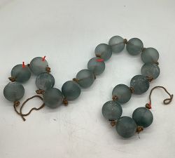 Open Box: Handcrafted Oversized Sea Glass Garland (106"L) - Seaglass
