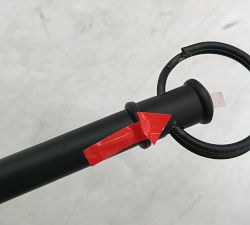 Open Box: Drapery Wand (45") - Matte Black