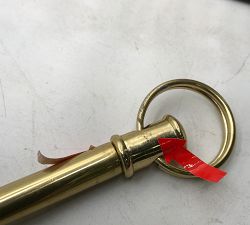Open Box: Drapery Wand (47") - Burnished Brass