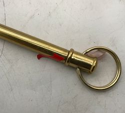 Open Box: Drapery Wand (47") - Burnished Brass