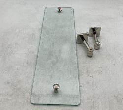 Open Box: Everson Glass Shelf (24") - Polished Nickel