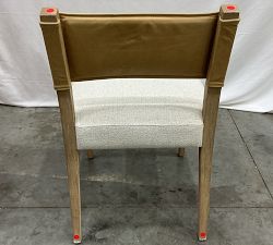 Open Box: Kanan Dining Chair - Keystone Sandstone, Performance Boucle Oatmeal, Seadrift