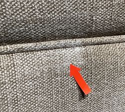 Open Box: Pearce Square Arm Right Loveseat - Performance Casual Chenille Fawn