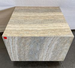 Open Box: Sorrento Square Bunching Coffee Table (22") - Travertine