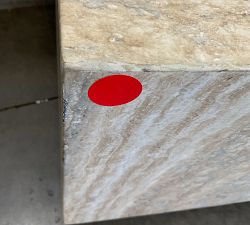 Open Box: Sorrento Square Bunching Coffee Table (22") - Travertine