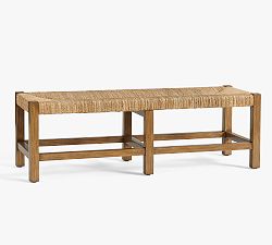 Open Box: Malibu Woven Backless Bench (52")