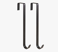 Metal Wreath Hangers, Set of 2