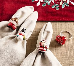 Nostalgic Ornament Icon Napkin Rings - Mixed Set of 4