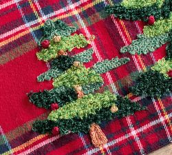 Elliot Plaid Embroidered Cotton Placemats - Set of 4