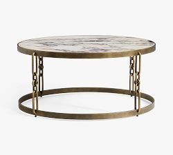 Ashley Stark Round Marble Coffee Table (36")