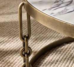 Ashley Stark Round Marble Coffee Table (36")