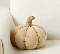 Velvet Pumpkin Shaped Pillow