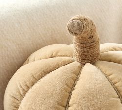 Velvet Pumpkin Shaped Pillow