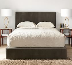 Raleigh Square Upholstered Platform Bed