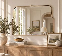 Colette Arched Mantel Mirror
