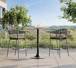 Outdoor Restaurant Tulip Bar Height Table (30"-32")