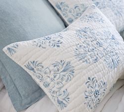 Remy Belgian Flax Linen Handcrafted Quilt &amp; Shams