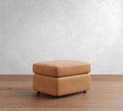 Ayden Leather Ottoman (26")