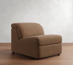 Build Your Own Ultra Lounge Square Arm Leather Sectional