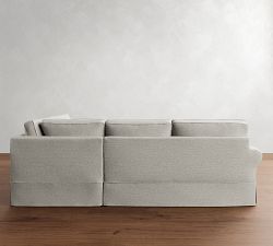 PB Comfort Roll Arm Slipcovered 3-Piece Sectional (108")