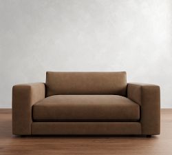 Carmel Lounge Leather Sofa (62"&ndash;122")
