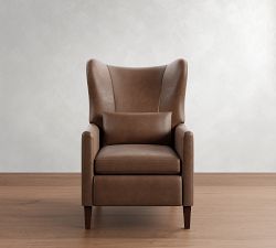 Champlain Square Arm Leather Recliner