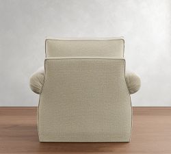 Pearce Roll Arm Swivel Chair