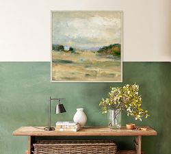 View of the Valley Framed Canvas