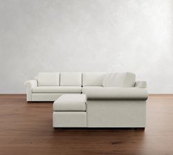 Shasta Roll Arm 4-Piece Wedge Sectional (134")