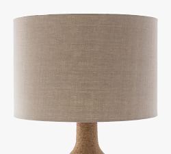 Caldonia Hand-Blown Glass &amp; Woven Table Lamp (32")