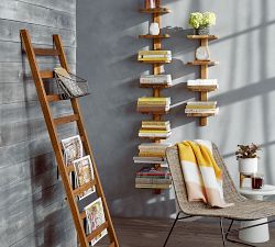 Andrea Ladder With Storage Boxes (18")