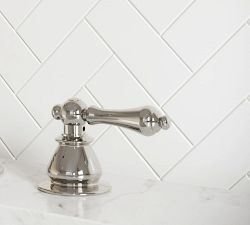 Essa Metal Lever Handle Bathroom Sink Faucet