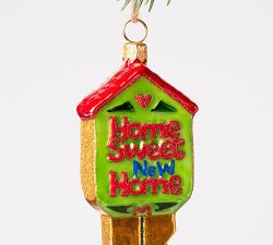 Handmade Heirloom New Home Key Ornament