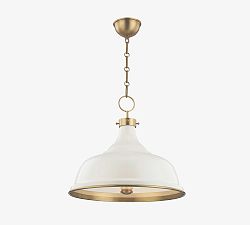 Jocelyn Metal Round Pendant (18")