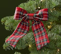 Plaid Bow Clip
