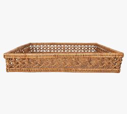 Tava Braided Rattan Square Tray