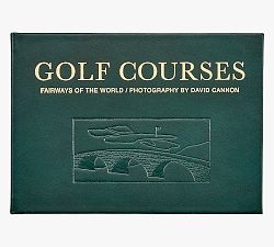 Golf Courses Leather-Bound Book