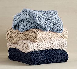 Bayside Seed Stitch Throw