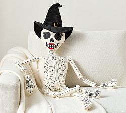 Ms. Bones Shaped Pillow