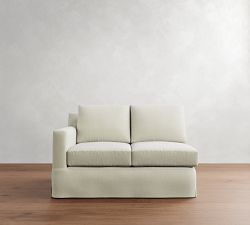 Build Your Own York Square Arm Slipcovered Sectional
