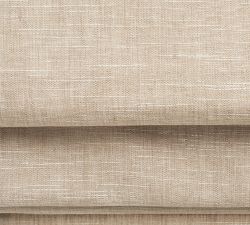 Custom Emery Linen Cordless Roman Blackout Shade