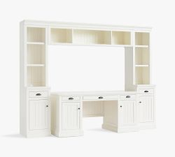 Aubrey Executive Desk with Storage Cabinets (108")