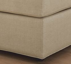 Sanford Square Arm Reversible Chaise Sectional (74"&ndash;87")