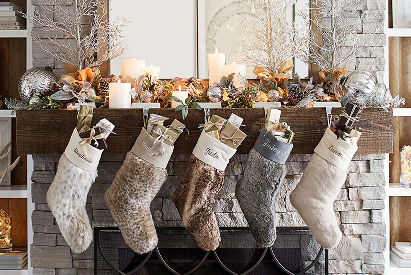 Holiday Mantel Pottery Barn