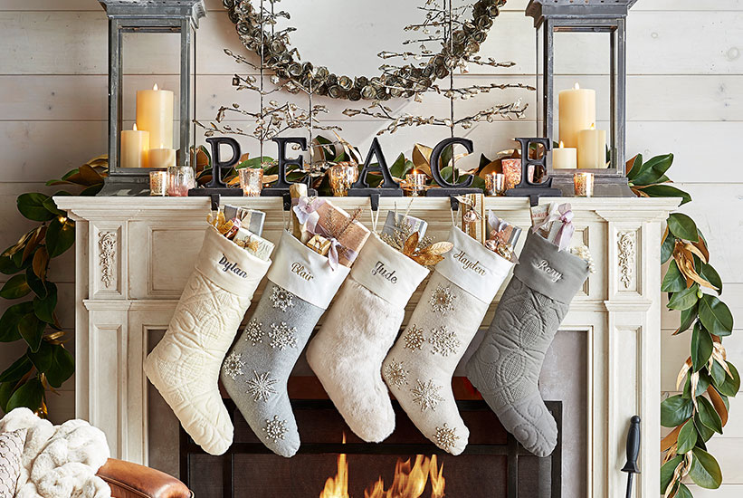 Holiday Mantel Pottery Barn
